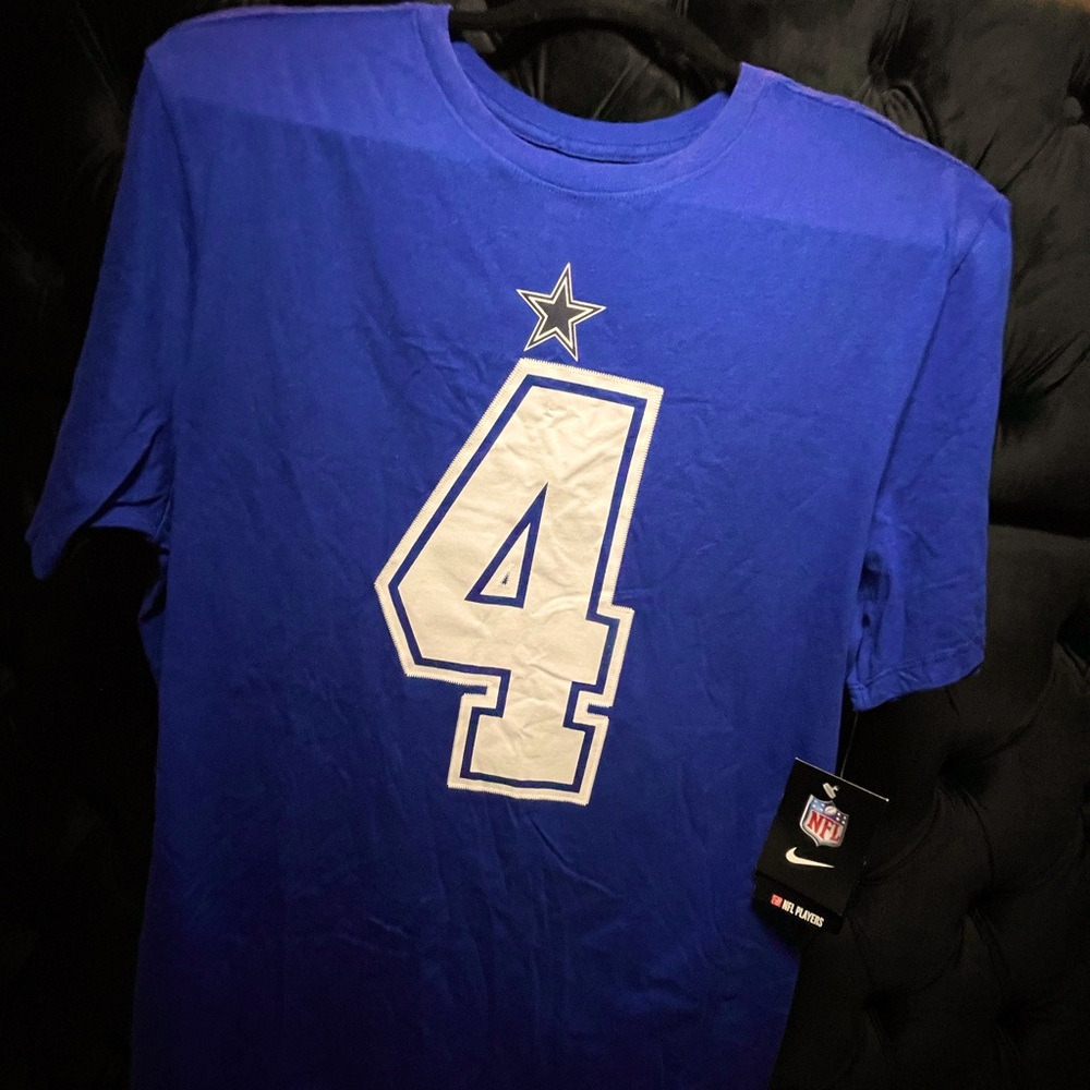 Prescott Dallas Cowboys Blue Shirt